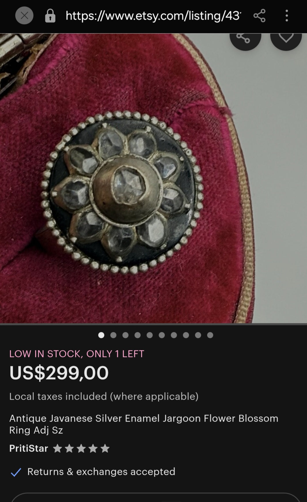 This extraordinary round brooch is crafted in 800-grade silver and represents traditional Javanese / Indonesian silversmithing, dating to the late Victorian period (late 1800s)